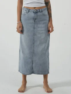 Discount Thrills Frankie Skirt - Ash Blue AshBlue