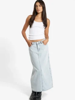 Fashion Thrills Frankie Skirt - Faded Dust Blue FadedDustBlue