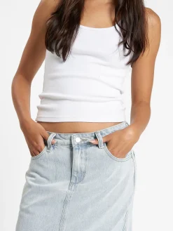 Fashion Thrills Frankie Skirt - Faded Dust Blue FadedDustBlue
