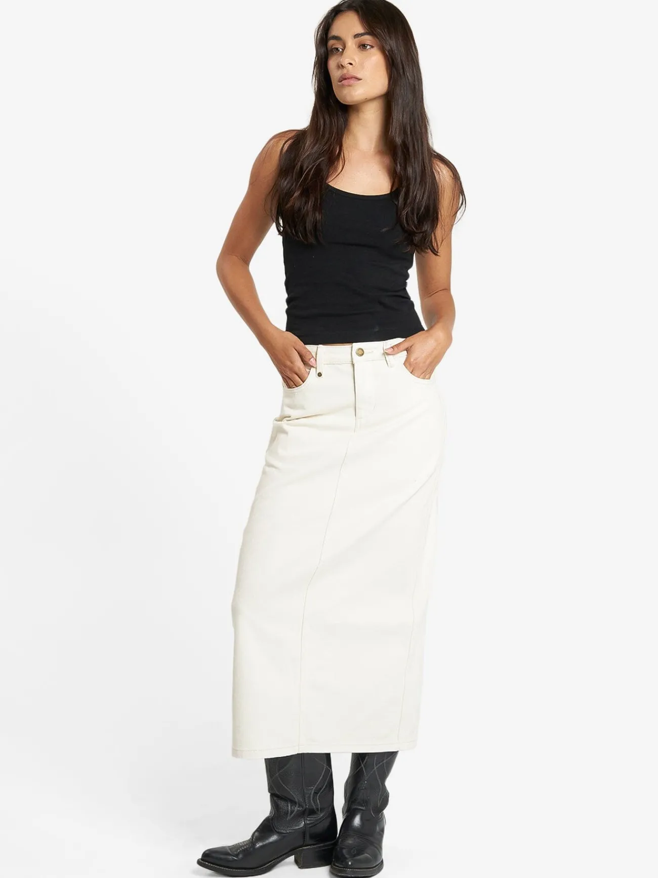 Sale Thrills Frankie Skirt - Heritage White HeritageWhite