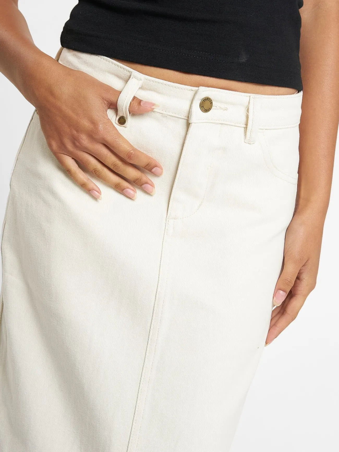 Sale Thrills Frankie Skirt - Heritage White HeritageWhite