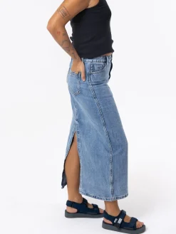 Discount Thrills Frankie Skirt - Vintage Timeworn Blue VintageTimewornBlue