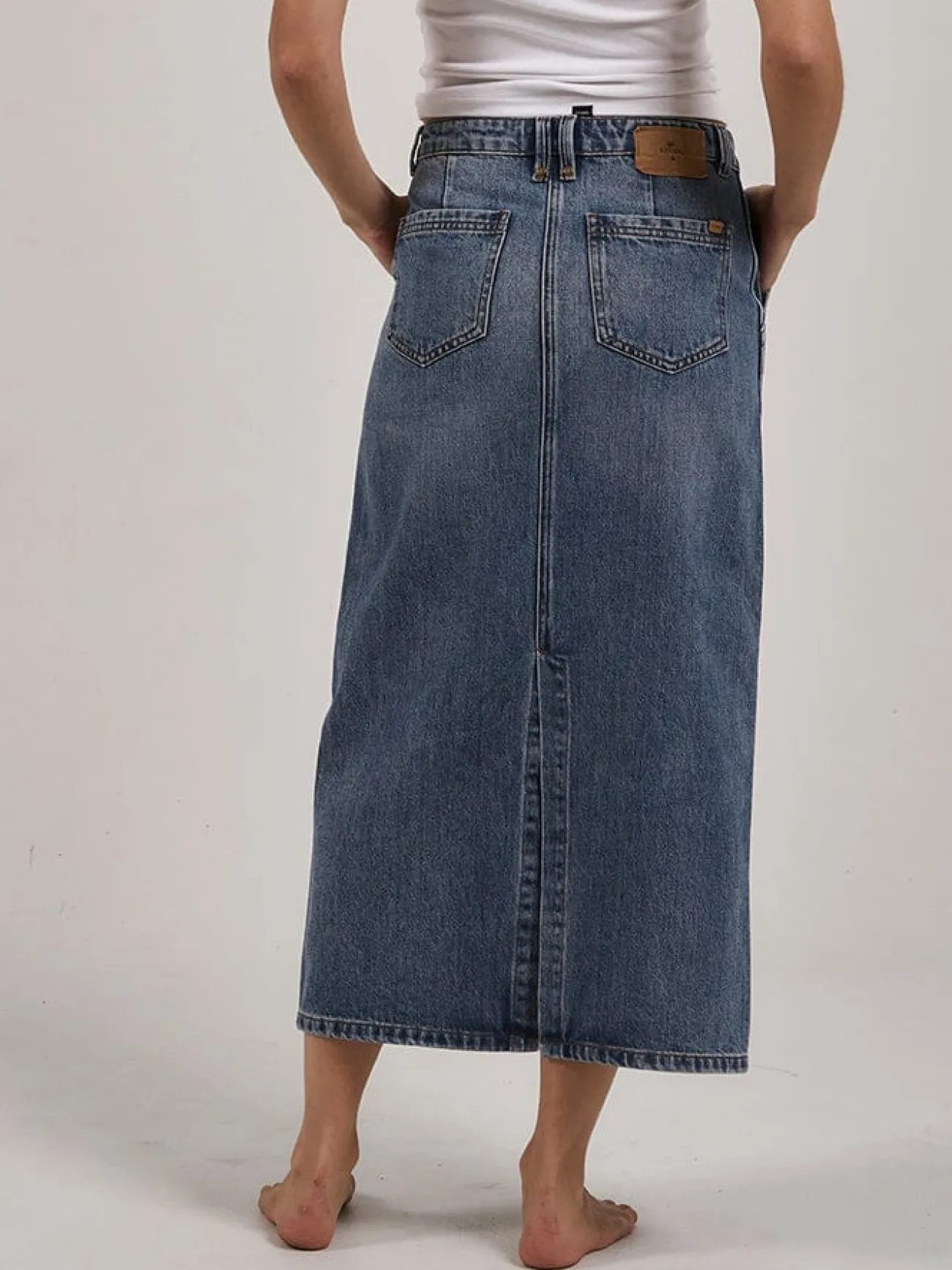 Outlet Thrills Frankie Skirt - Weathered Blue WeatheredBlue