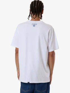 New Thrills Friendly Service Merch Fit Tee - White
