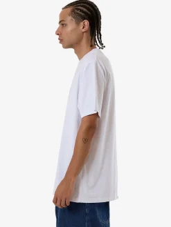 New Thrills Friendly Service Merch Fit Tee - White