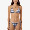 Sale Thrills Friendly Service String Bikini Top - Iceberg