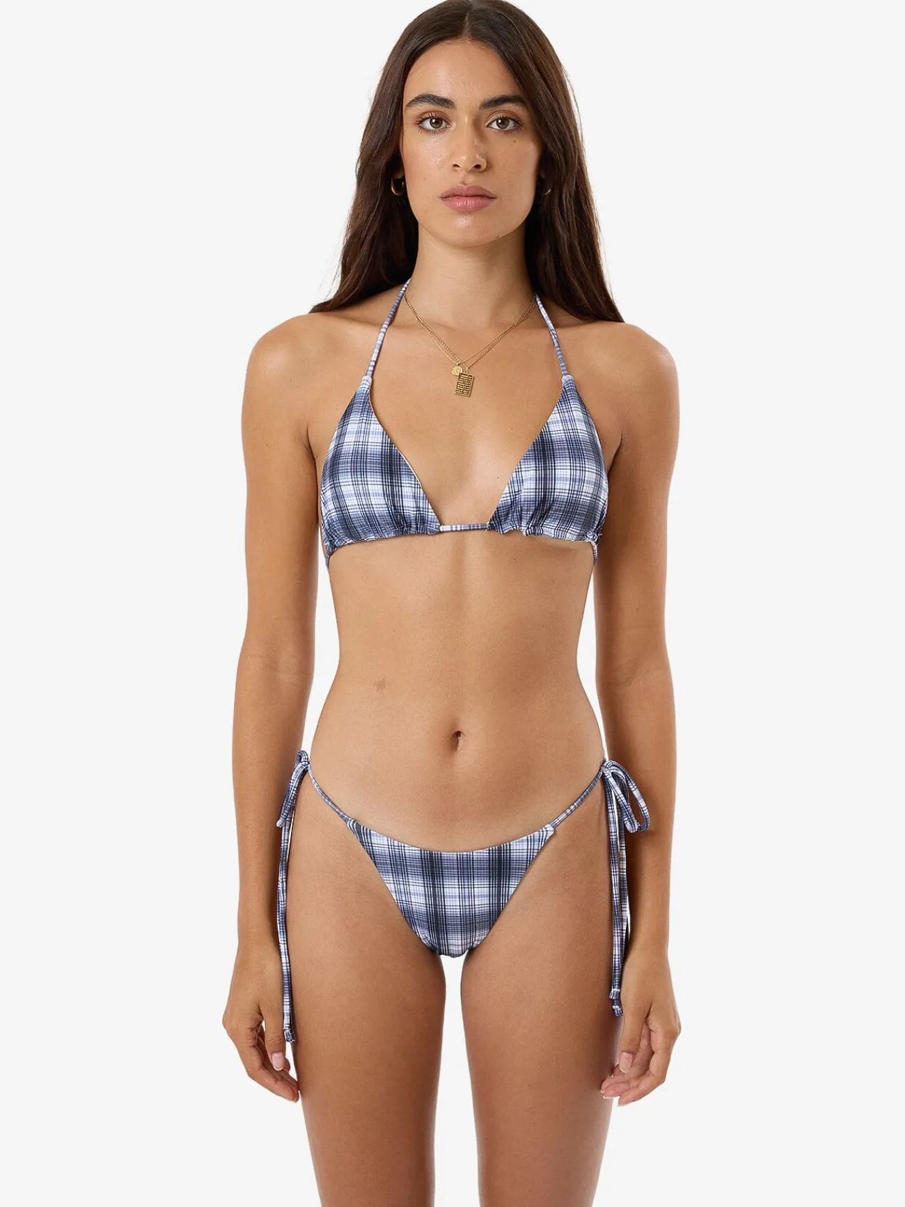 Sale Thrills Friendly Service String Bikini Top - Iceberg