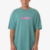 New Thrills Games Of 84' Oversize Fit Tee - Agate Green AgateGreen