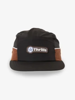 Best Thrills Gazed Curved 5 Panel Cap - Black