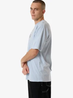 Outlet Thrills Gazed Oversize Fit Tee - Baby Blue BabyBlue