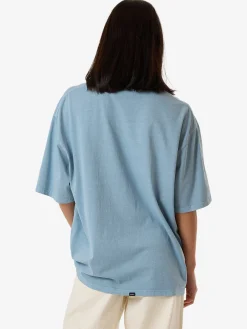 Clearance Thrills Gazed Oversized Tee - Stone Blue StoneBlue