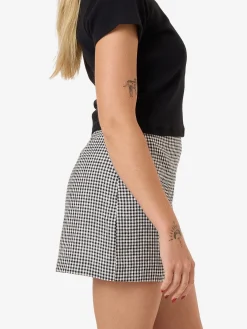 Fashion Thrills Gia Gingham Skirt - Black