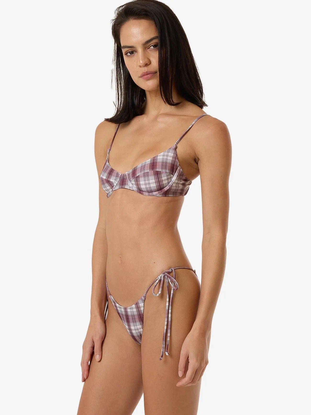 Discount Thrills Good Turn Micro String Bikini Bottom - Bracken