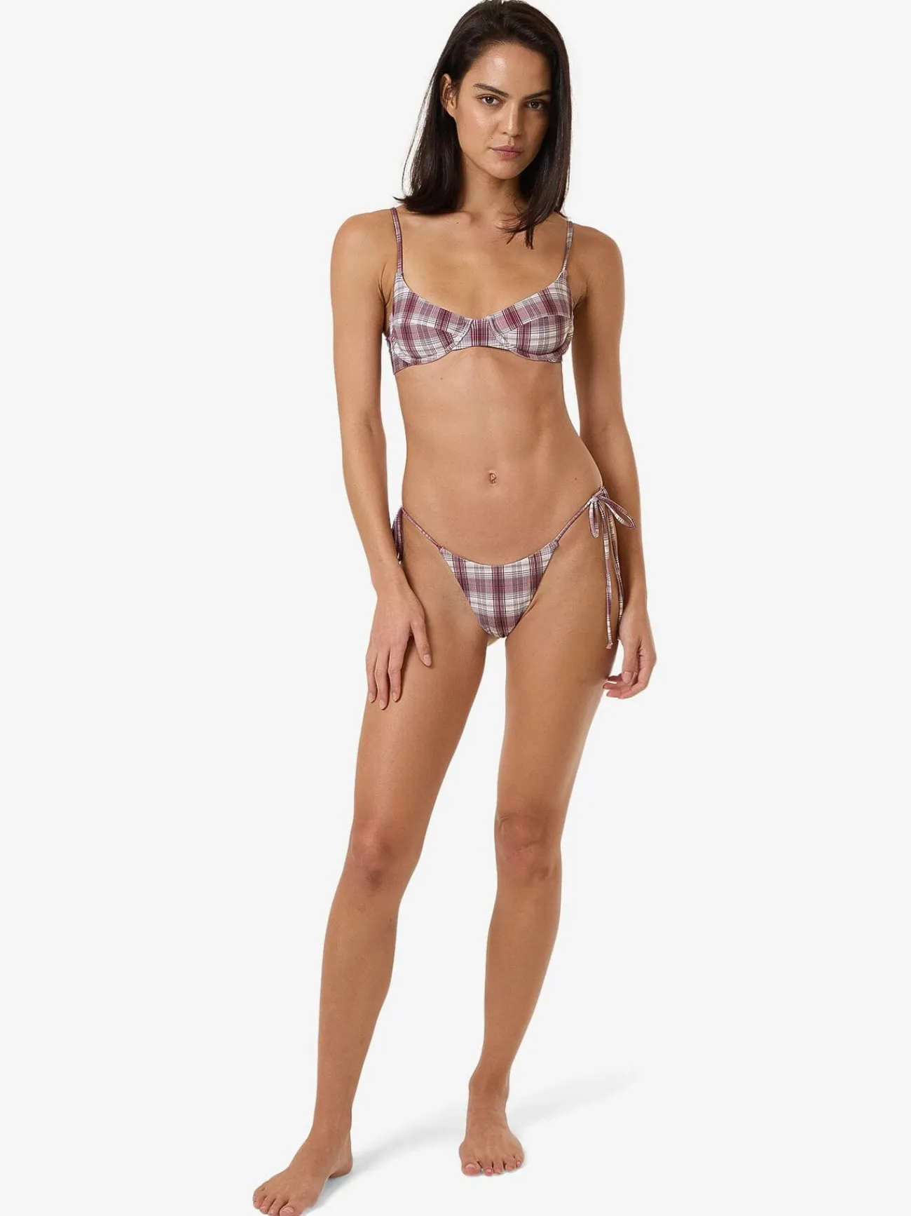 Discount Thrills Good Turn Micro String Bikini Bottom - Bracken