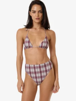 New Thrills Good Turn String Bikini Top - Bracken
