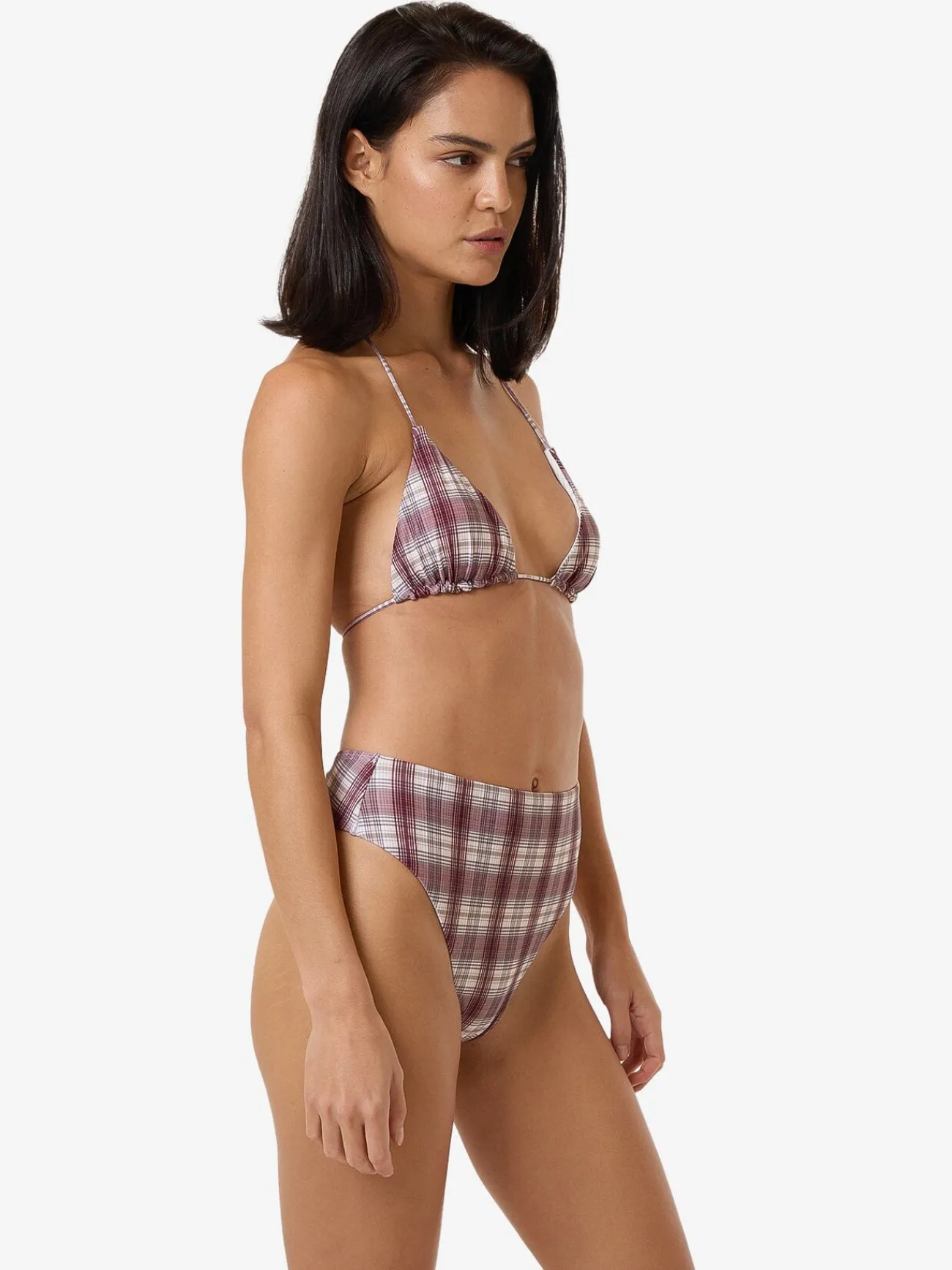 New Thrills Good Turn String Bikini Top - Bracken