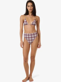 New Thrills Good Turn String Bikini Top - Bracken