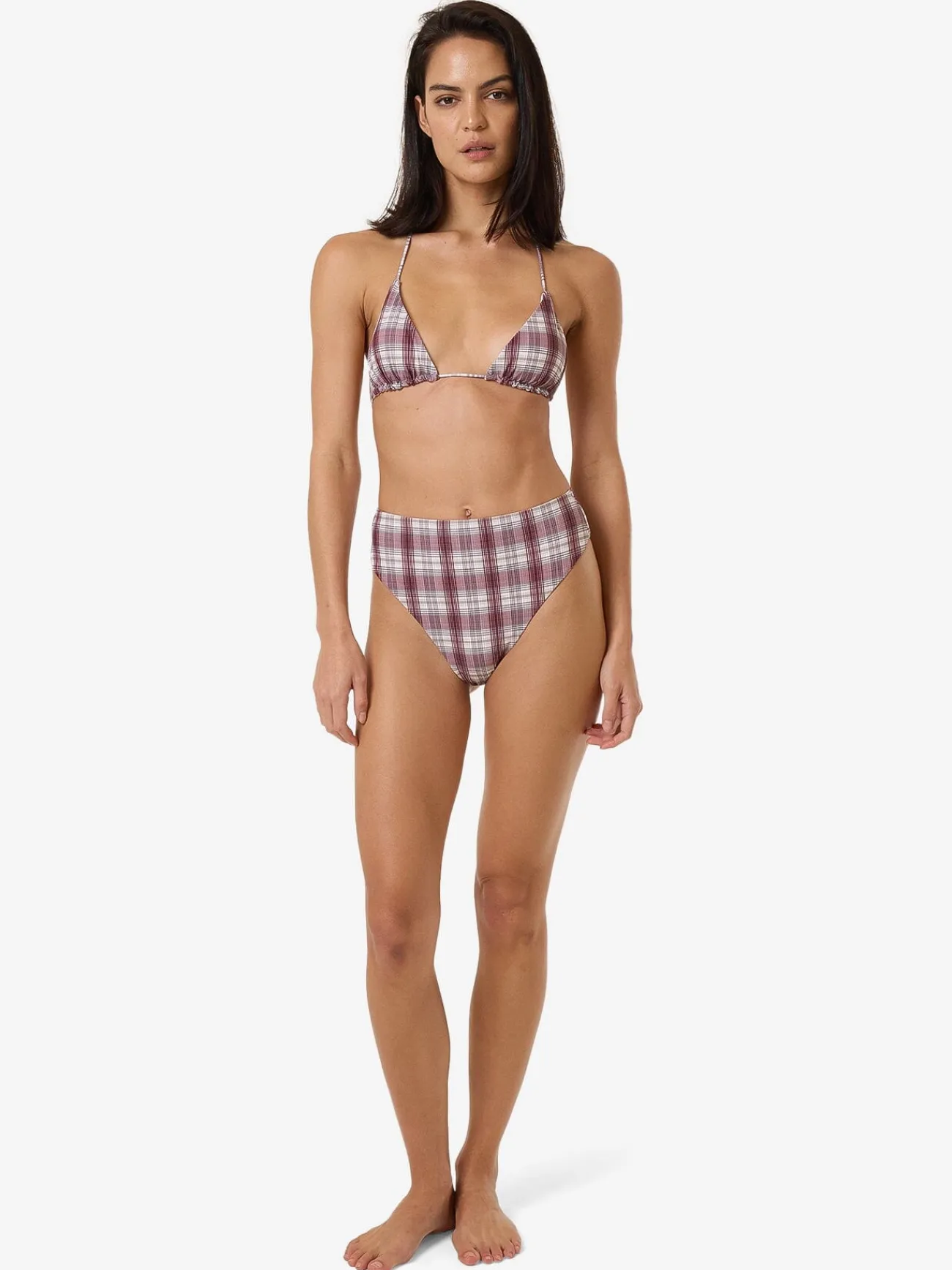 New Thrills Good Turn String Bikini Top - Bracken