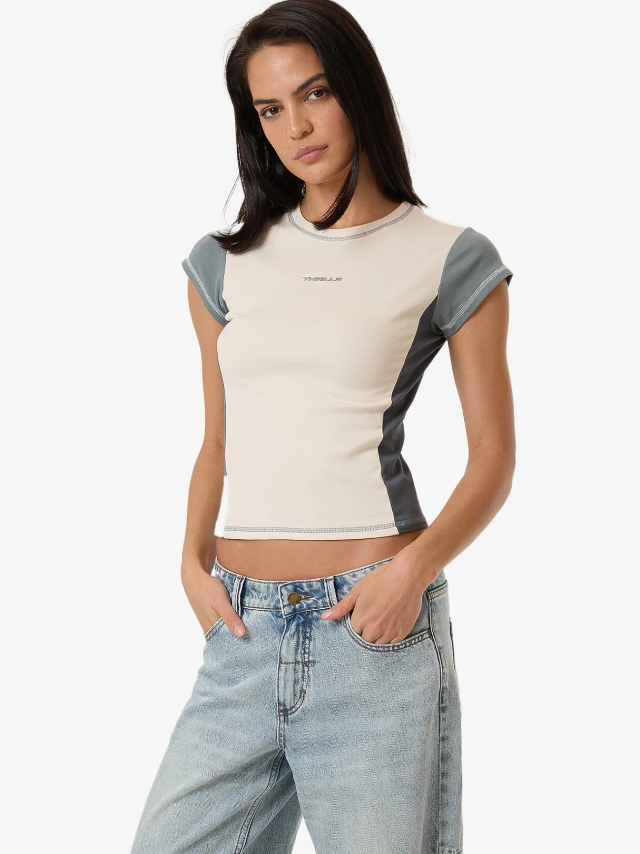 Sale Thrills Grip Club Tee - Dark Slate DarkSlate