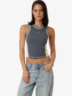 Hot Thrills Grip Curve Tank - Dark Slate DarkSlate