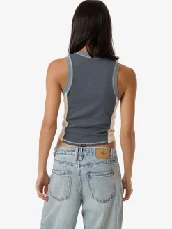 Hot Thrills Grip Curve Tank - Dark Slate DarkSlate