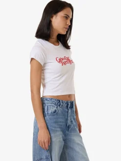 New Thrills Growing Together Mini Tee - White