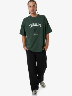 Discount Thrills Hard Knocks Box Fit Oversize Tee - Sycamore