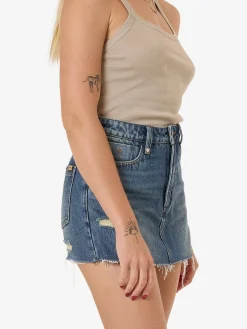 Fashion Thrills Harlow Skort - Vintage Indigo Fade VintageIndigoFade
