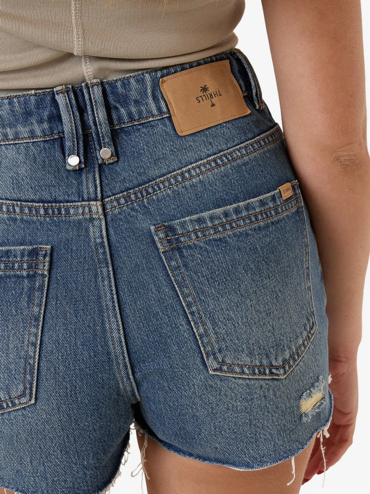 Fashion Thrills Harlow Skort - Vintage Indigo Fade VintageIndigoFade