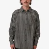 Best Thrills Hazed Long Sleeve Shirt - Black