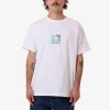 Clearance Thrills Hazed Merch Fit Tee - White