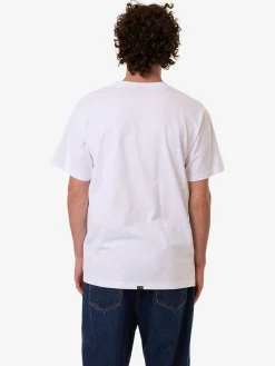 Clearance Thrills Hazed Merch Fit Tee - White