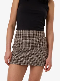 Sale Thrills Hazed Mini Skirt - Coffee
