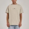Sale Thrills Hell Raised Merch Fit Tee - Oatmeal