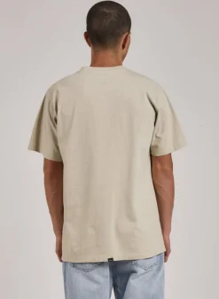 Sale Thrills Hell Raised Merch Fit Tee - Oatmeal