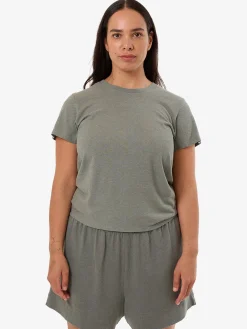 Clearance Thrills Hemp Everyday Tee - Green Smoke GreenSmoke