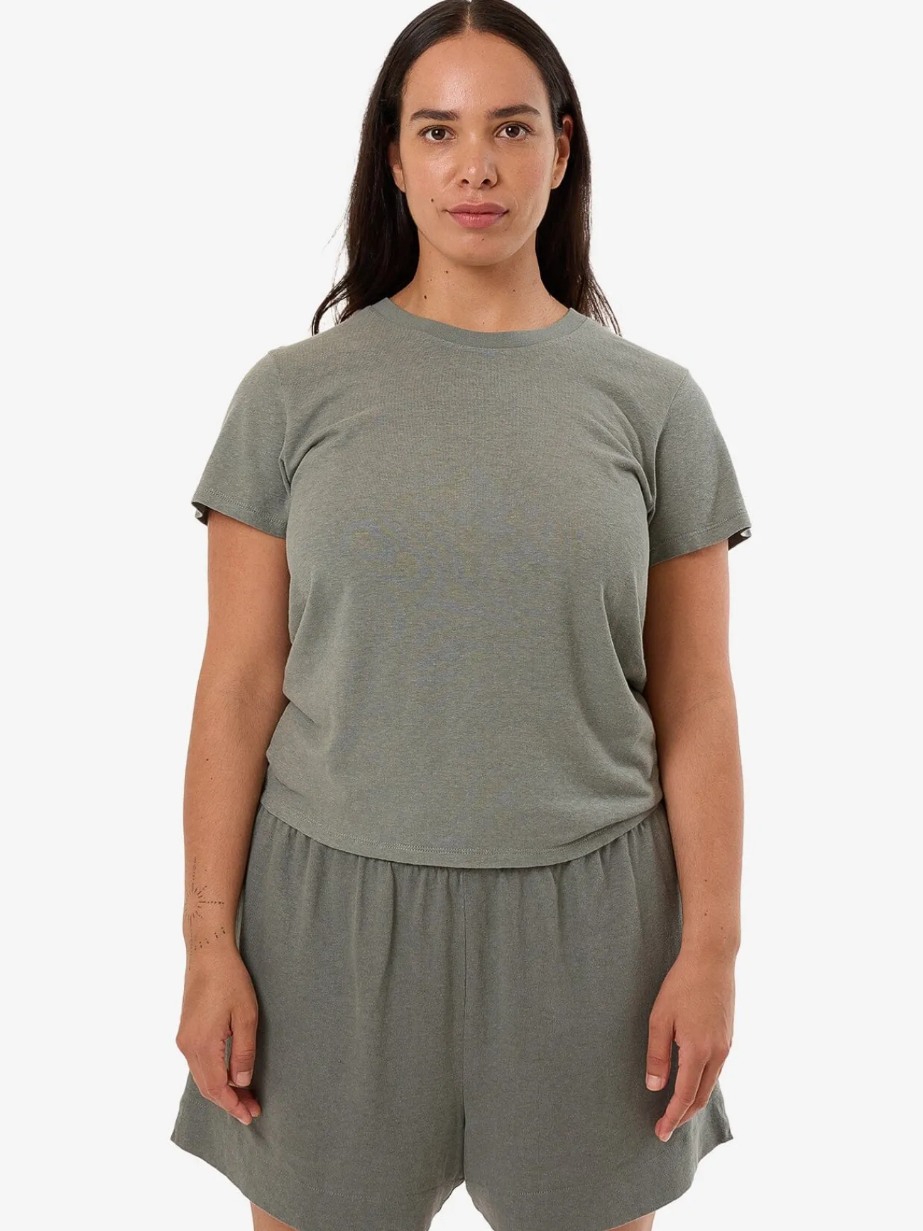 Clearance Thrills Hemp Everyday Tee - Green Smoke GreenSmoke