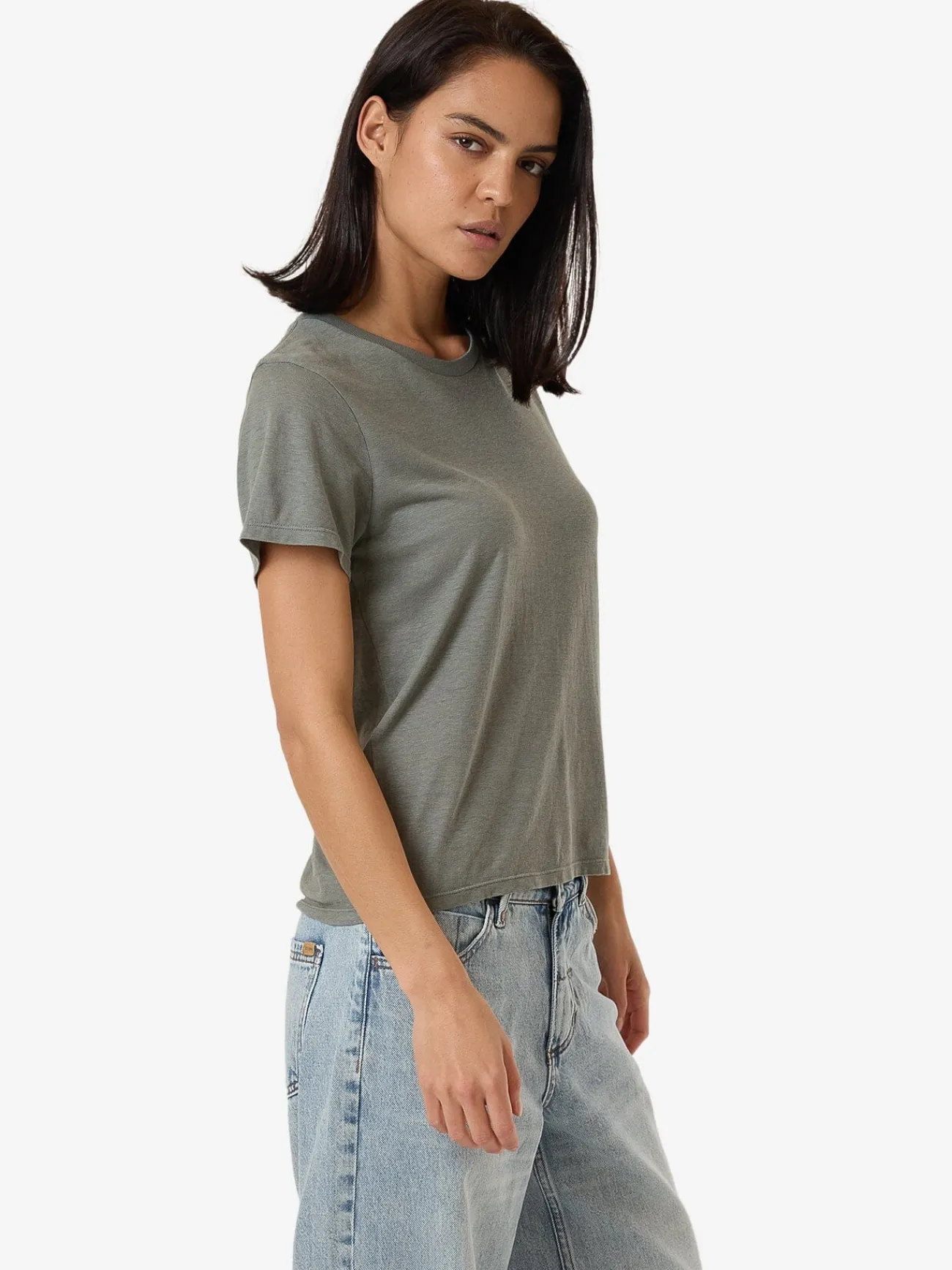 Clearance Thrills Hemp Everyday Tee - Green Smoke GreenSmoke