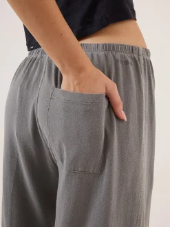 New Thrills Hemp Relax Pant - Grey Ash GreyAsh
