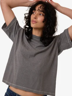 Discount Thrills Hemp Square Tee - Grey Ash GreyAsh