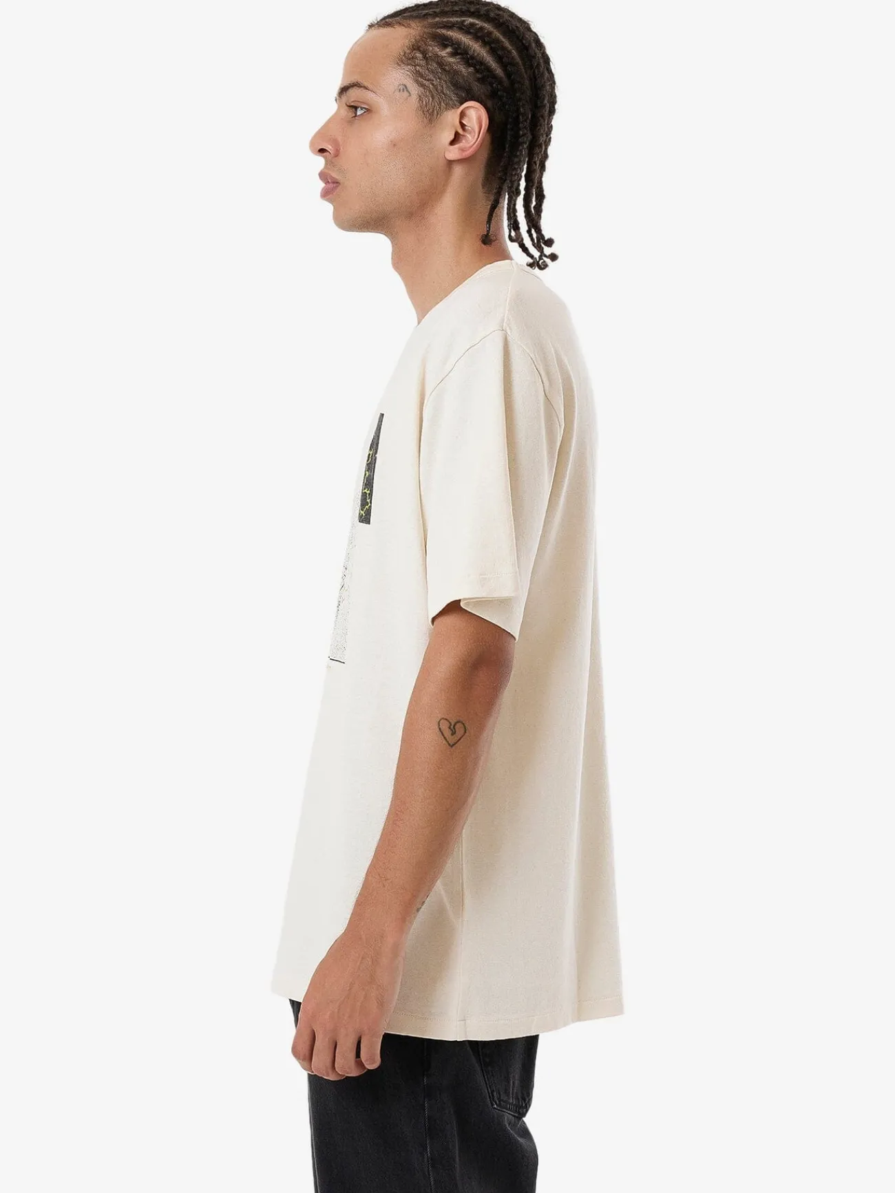 Hot Thrills Hemp Transformation Merch Fit Tee - Unbleached
