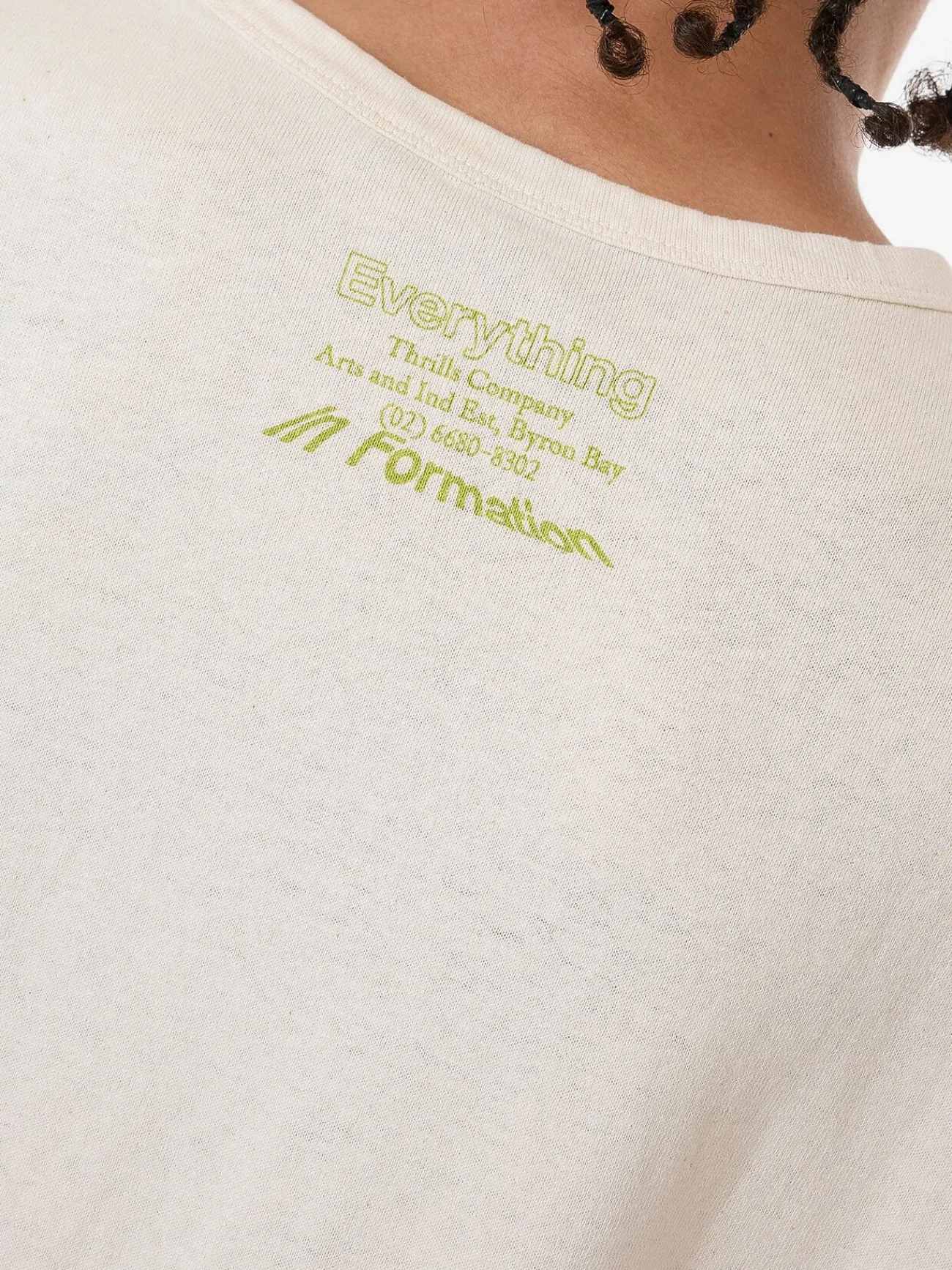 Hot Thrills Hemp Transformation Merch Fit Tee - Unbleached