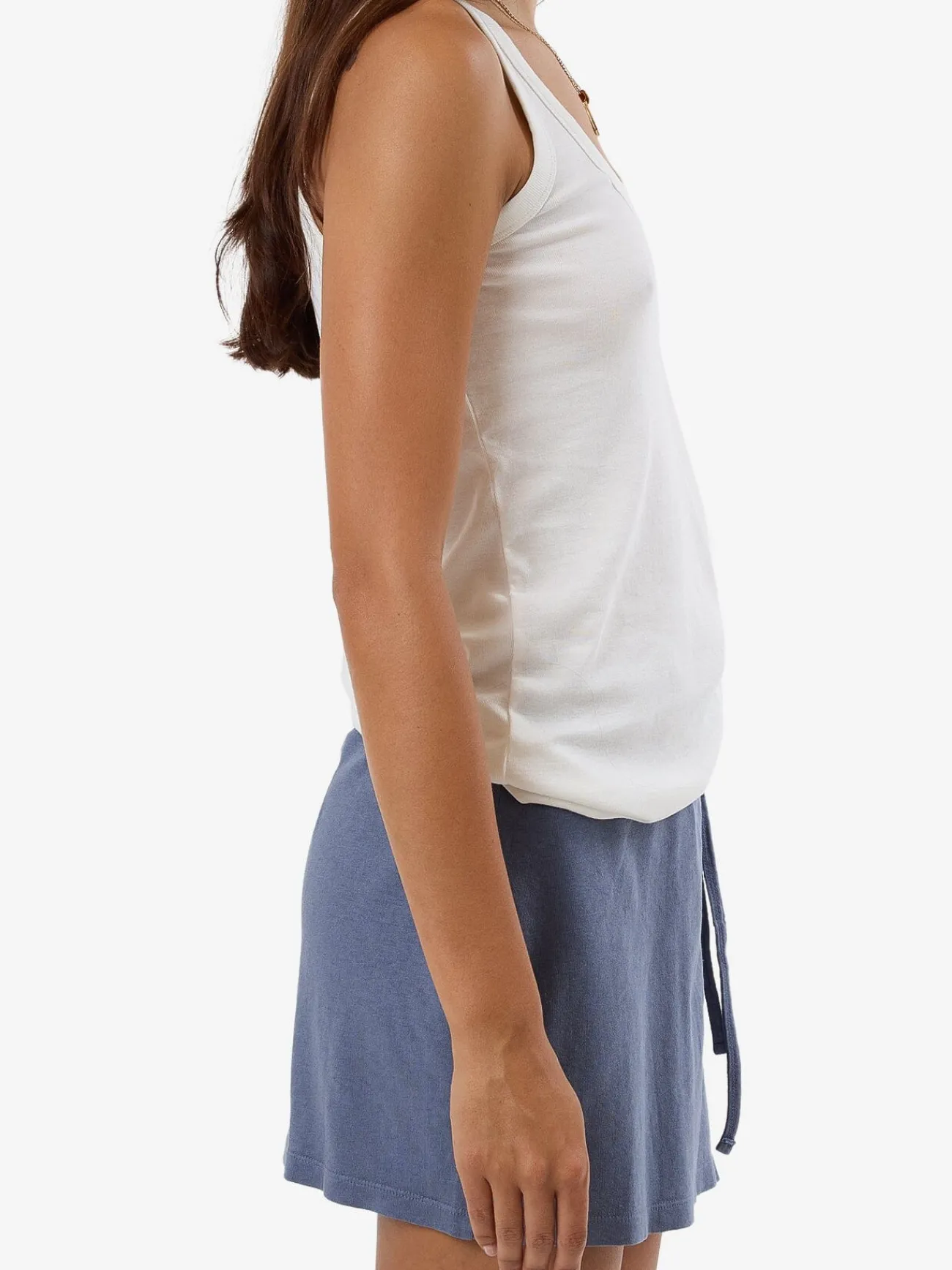 Best Thrills Hemp Wrap Mini Skirt - Folkstone Grey FolkstoneGrey