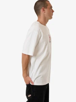 Discount Thrills Hidden Agenda Oversize Fit Tee - Dirty White DirtyWhite