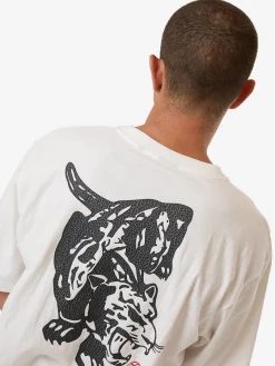 Discount Thrills Hidden Agenda Oversize Fit Tee - Dirty White DirtyWhite