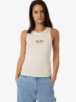 Hot Thrills Higher Road Sloane Tank - Unbleached