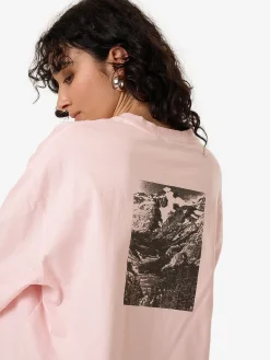 Best Thrills Highly Evolved Oversized Tee - Barely Pink BarelyPink