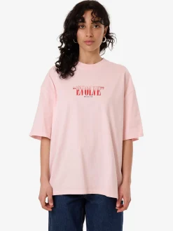 Best Thrills Highly Evolved Oversized Tee - Barely Pink BarelyPink