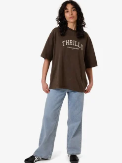 Fashion Thrills Home Advantage Oversized Tee - Wren