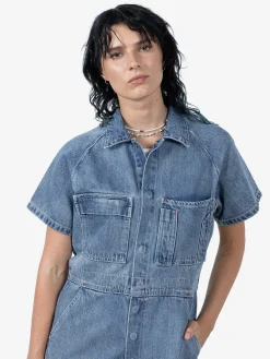 Clearance Thrills HYC Utility Coverall - Weathered Blue WeatheredBlue